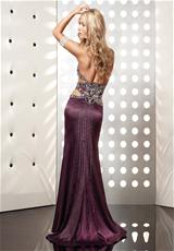 2012 Jasz Couture Prom Dresses 4368.  Available in Eggplant, Fuchsia, Royal, Yellow